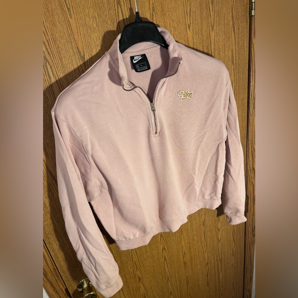 Nike Sportswear Femme 1/4 Zip Sweatshirt - Picture 3 of 4
